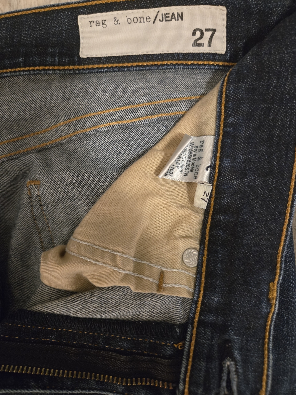 rag & bone High Rise Ankle Skinny Jeans - Picture 5 of 6